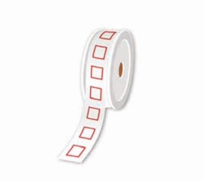 Brother LTZ12015FGHS self-adhesive label Square White, Red