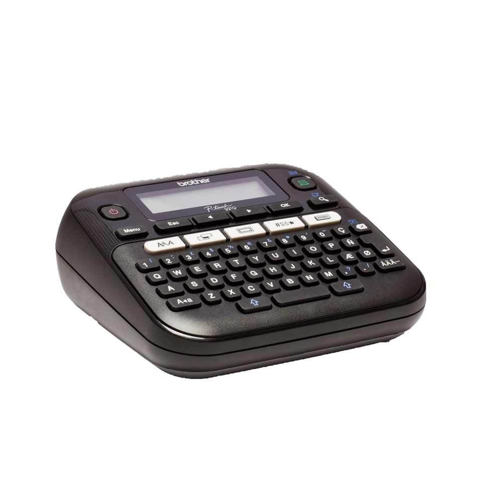 Rotulador Brother PTD210 - 180dpi - Transferencia Térmica - Teclado QWERTY - Batería AAA - PTD210 Rotulador Brother PTD210 - 180dpi - Transferencia Térmica - Teclado QWERTY - Batería AAA - PTD210