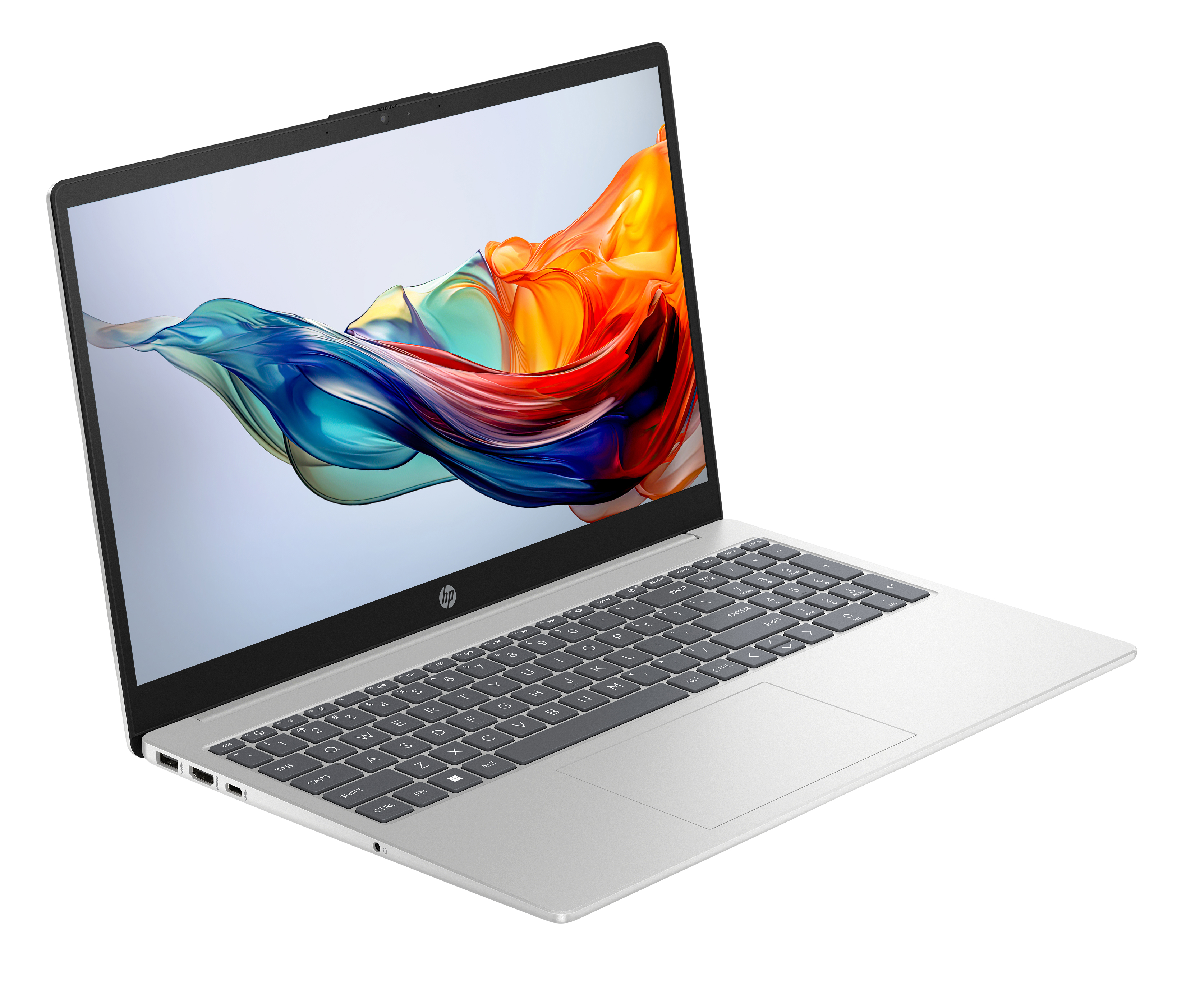Portátil - HP 15-fc0244ns, 15.6" Full HD, AMD Ryzen™ 5 7520U, 16GB RAM, 1TB SSD, Radeon™ Graphics, Sin sistema operativo, Plata/Azul lunar - imagen 3