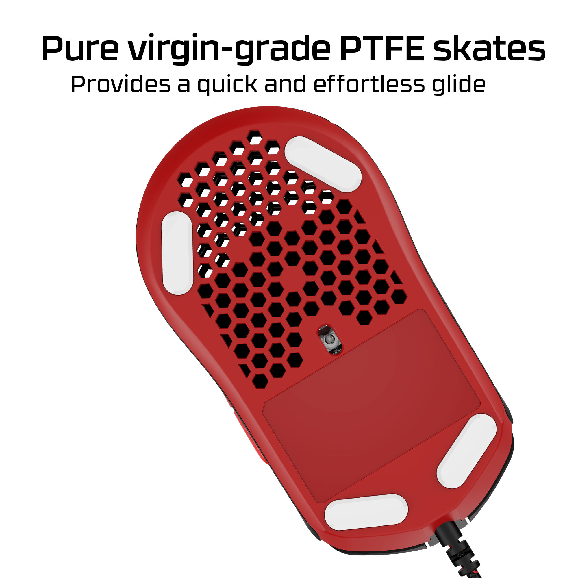 HyperX Pulsefire Haste - Gaming Mouse (Black-Red) (HMSH1-A-RD/G) – image 3