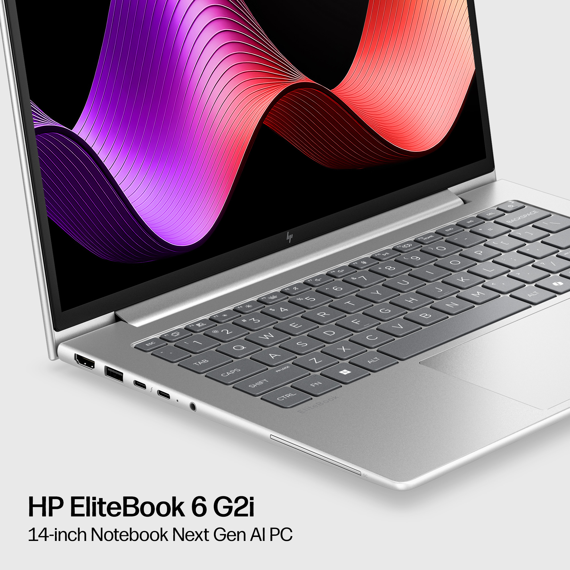 HP EliteBook 6 G2i 14 inch Notebook Next Gen AI PC Intel Core Ultra 5 Laptop 35.6 cm (14″) WUXGA 16 GB DDR5-SDRAM 256 GB SSD Wi-Fi 7 (802.11be) Windows 11 Pro Silver image 9