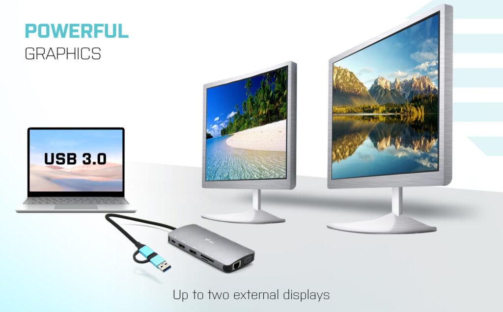 i-tec USB 3.0 USB-C/Thunderbolt 3x Display Metal Nano Dock with LAN + Power Delivery – image 8