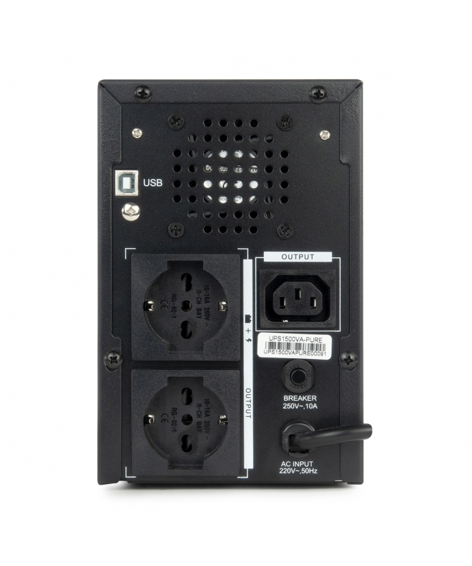 Vultech UPS1500VA-PURE uninterruptible power supply (UPS) Line-Interactive 1.5 kVA – image 3