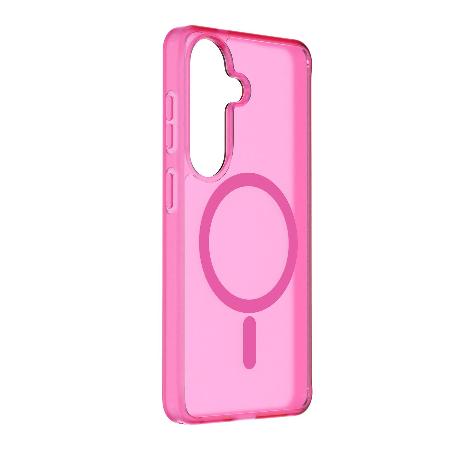 Funda móvil - CellularLine Frosty Mag, Samsung, Galaxy S26, Rosa