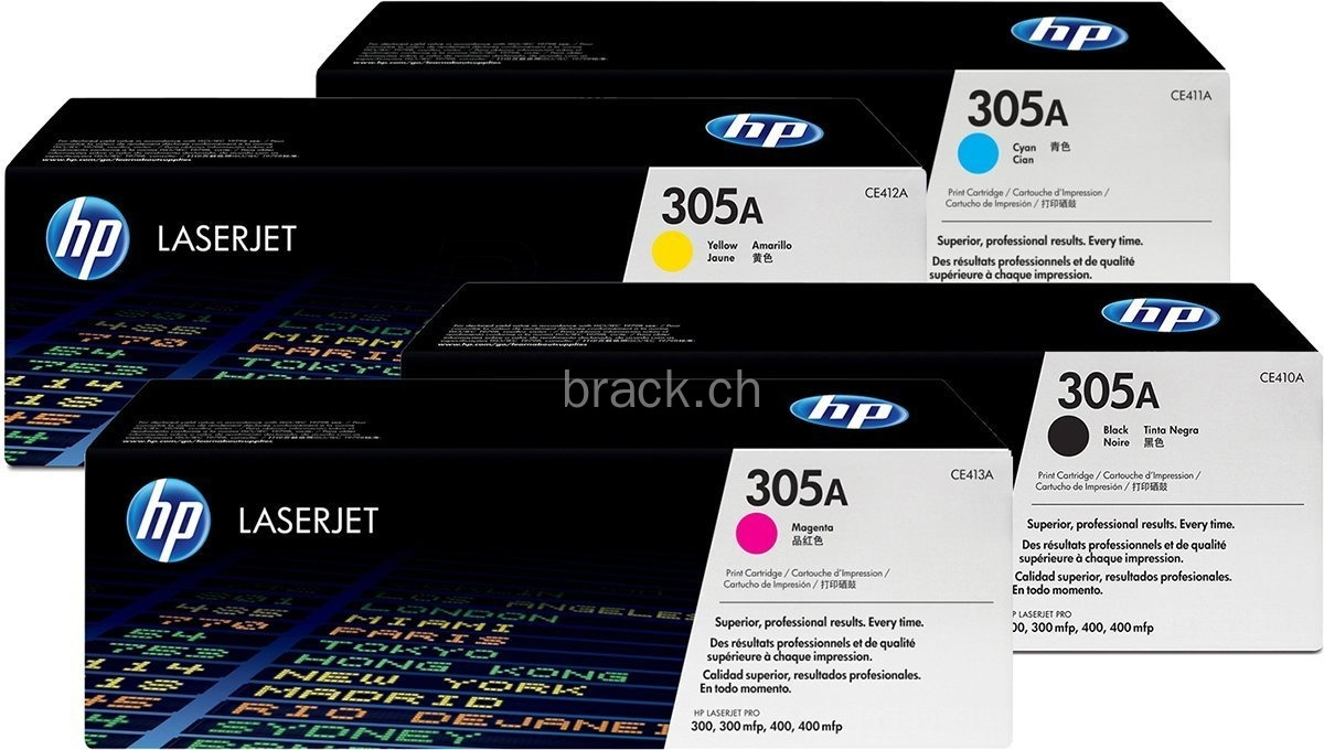 HP CE410A-CE413A toner cartridge 4 pc(s) Original Black, Cyan, Magenta, Yellow