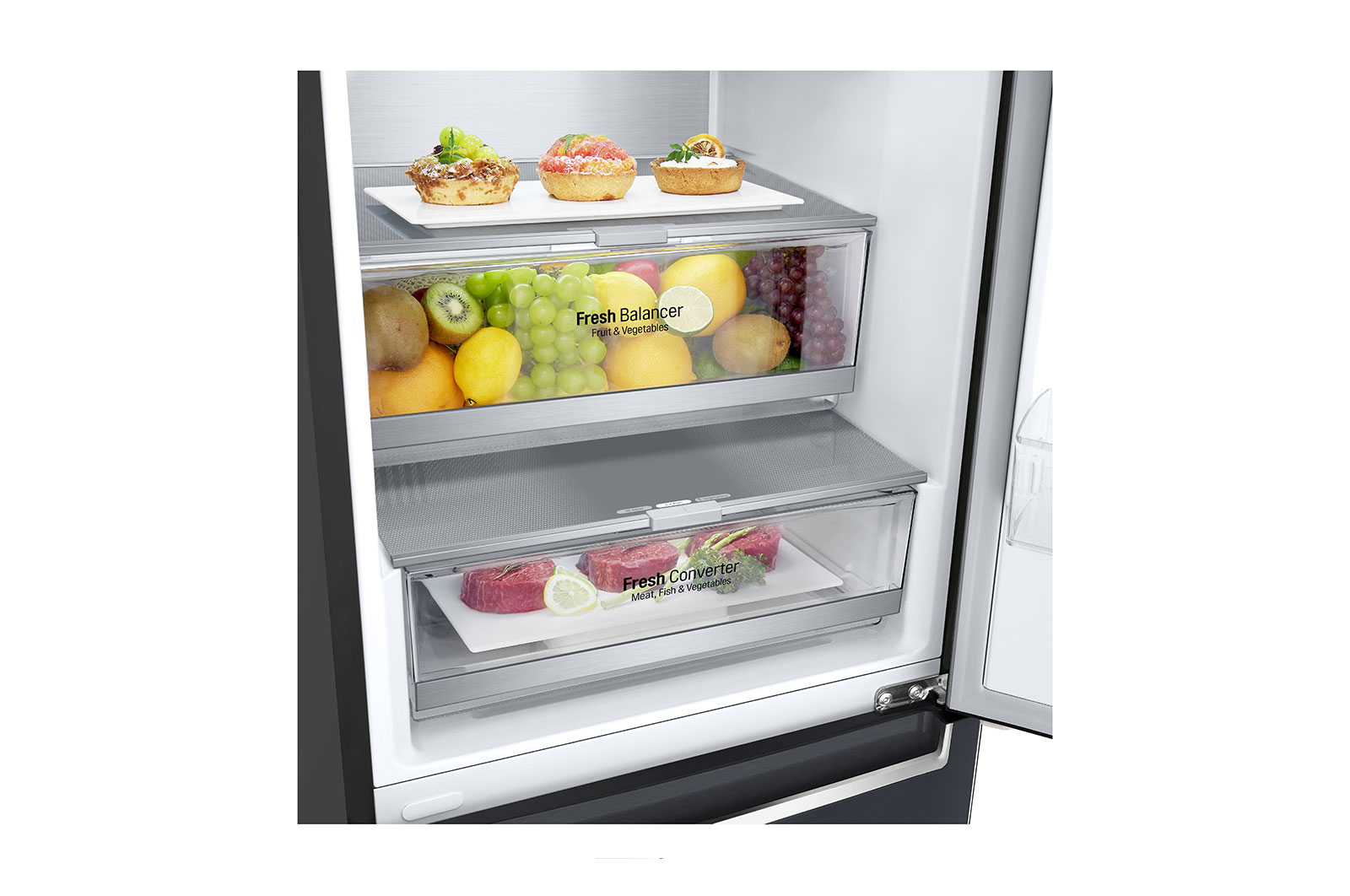 LG GBB92MCAXP fridge-freezer Freestanding – image 4