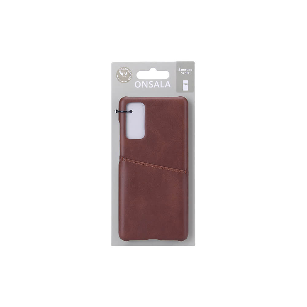 Onsala Phone Case Card Compartment Brown - Samsung S20FE – image 2