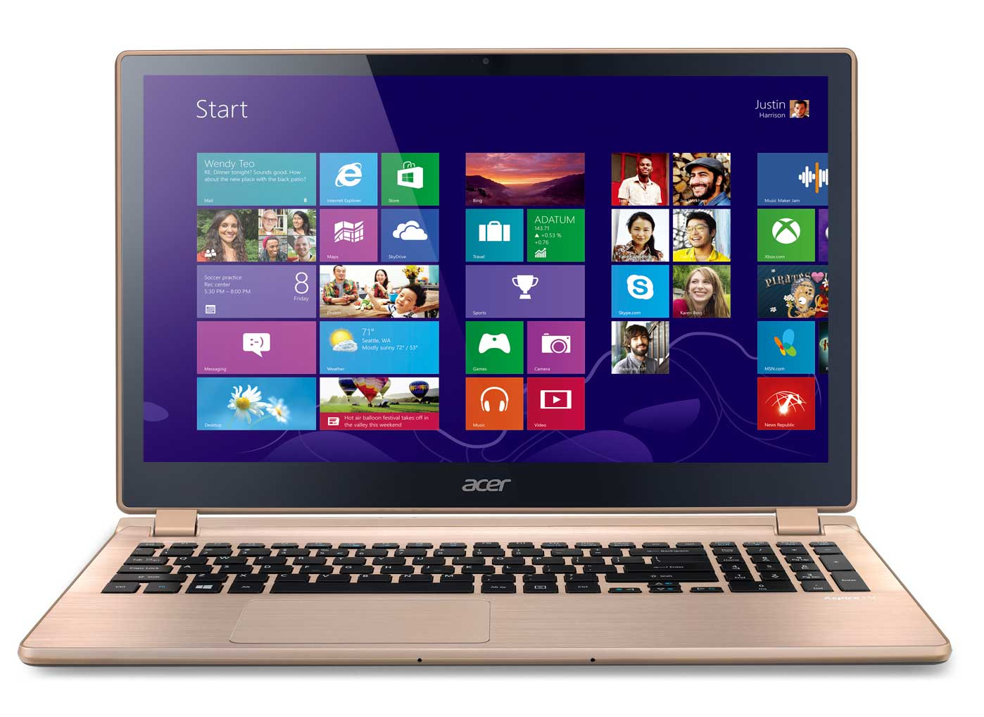 Acer Aspire 572PG-33226G50amm Intel® Core™ i3 i3-3227U Laptop – image 4
