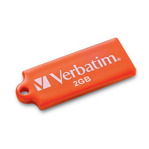 Verbatim TUFF-'N'-TINY™ 2GB USB Drive - Orange