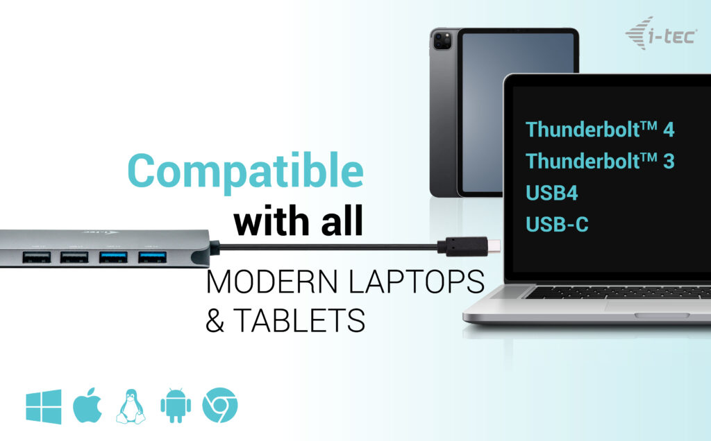 i-tec Metal USB-C Nano 2x Display Docking Station with PD – image 9
