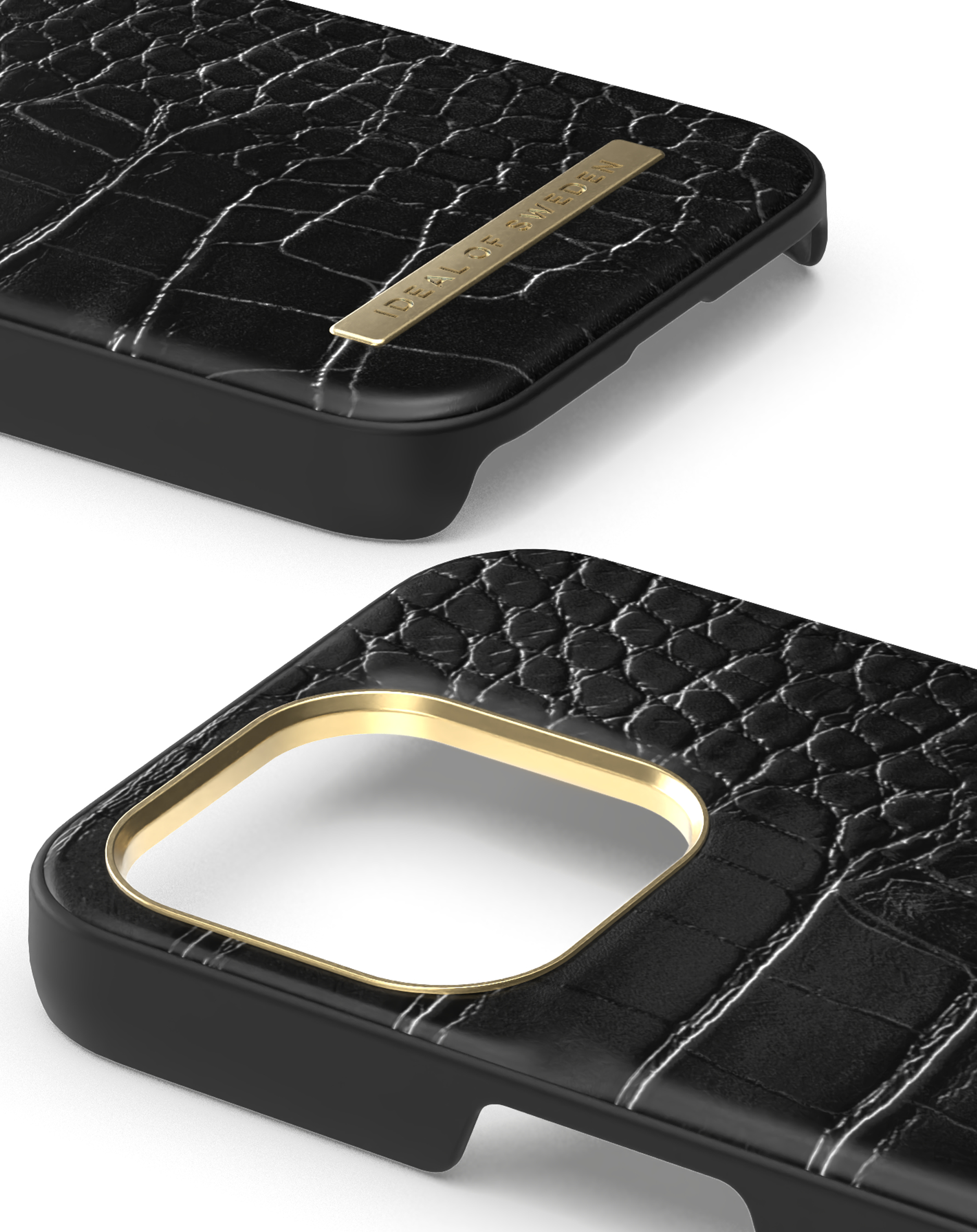 iDeal of Sweden Atelier Case iPhone 15 Pro Neo Noir Croco – image 2