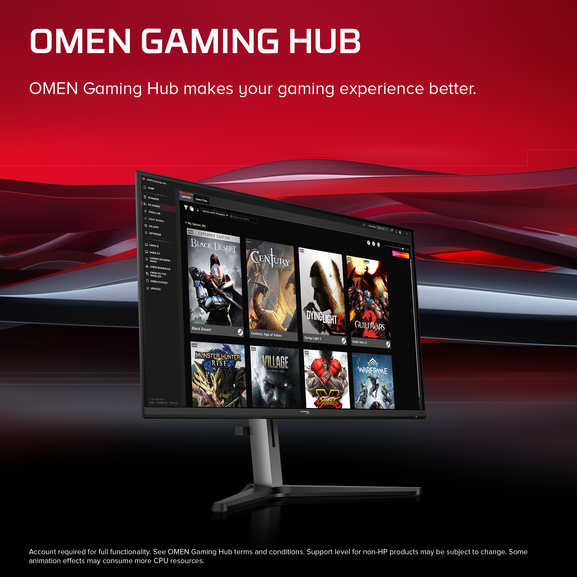 HP HyperX OMEN 27 inch FHD 144Hz Gaming Monitor - OMEN 27e – image 9