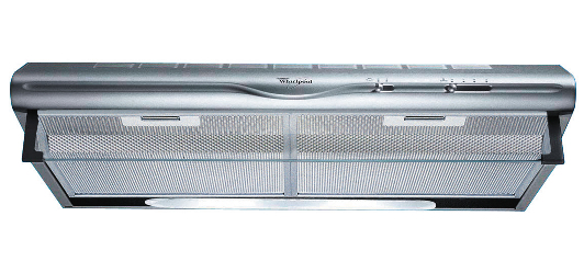 Whirlpool AKR441IX Semi built-in (pull out) Stainless steel 320 m³/h