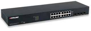 Intellinet 560801 network switch Managed Gigabit Ethernet (10/100/1000) 1U Black – image 2