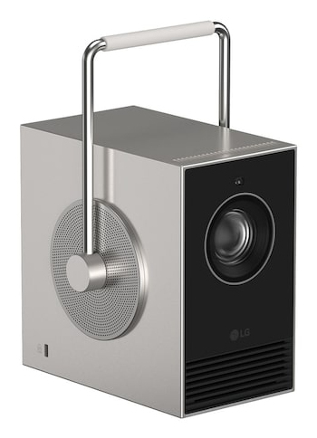 LG PU600U data projector Standard throw projector 600 ANSI lumens DLP UHD 4K (3840x2160) Silver, Black – image 3