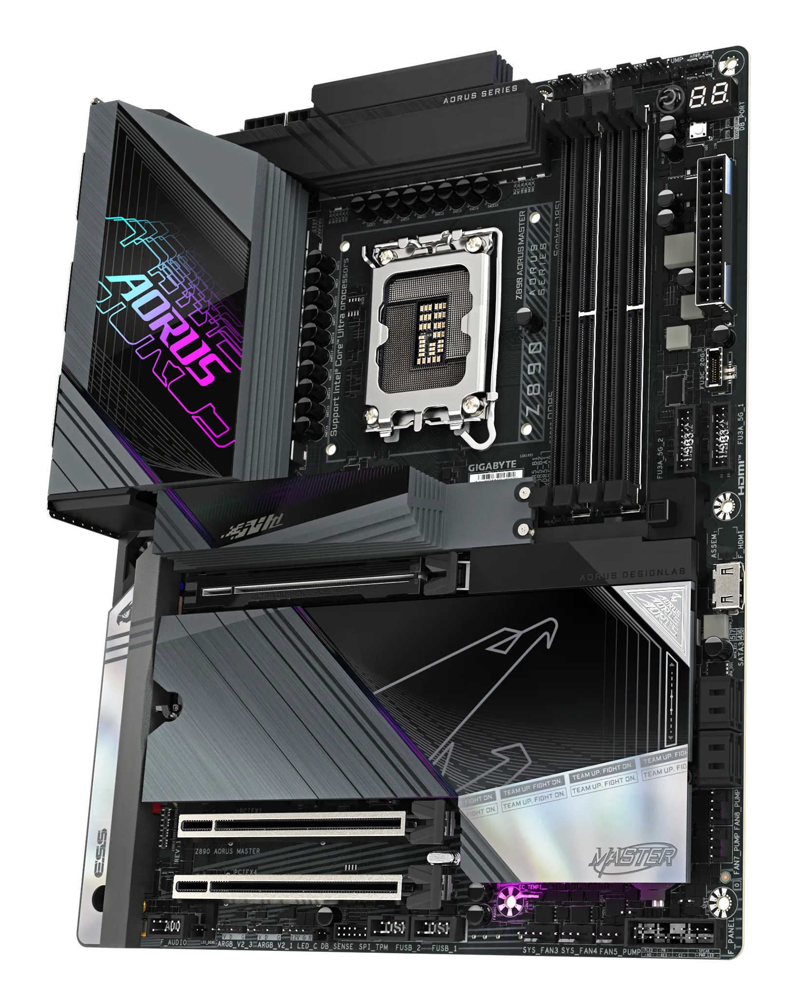Tarjeta Madre Gigabyte Z890 Aorus Master - Socket 1851 - 4x DDR5 9500MHz - ATX - Wi-Fi 7/BT - Z890 AORUS MASTER Tarjeta Madre Gigabyte Z890 Aorus Master - Socket 1851 - 4x DDR5 9500MHz - ATX - Wi-Fi 7/BT - Z890 AORUS MASTER