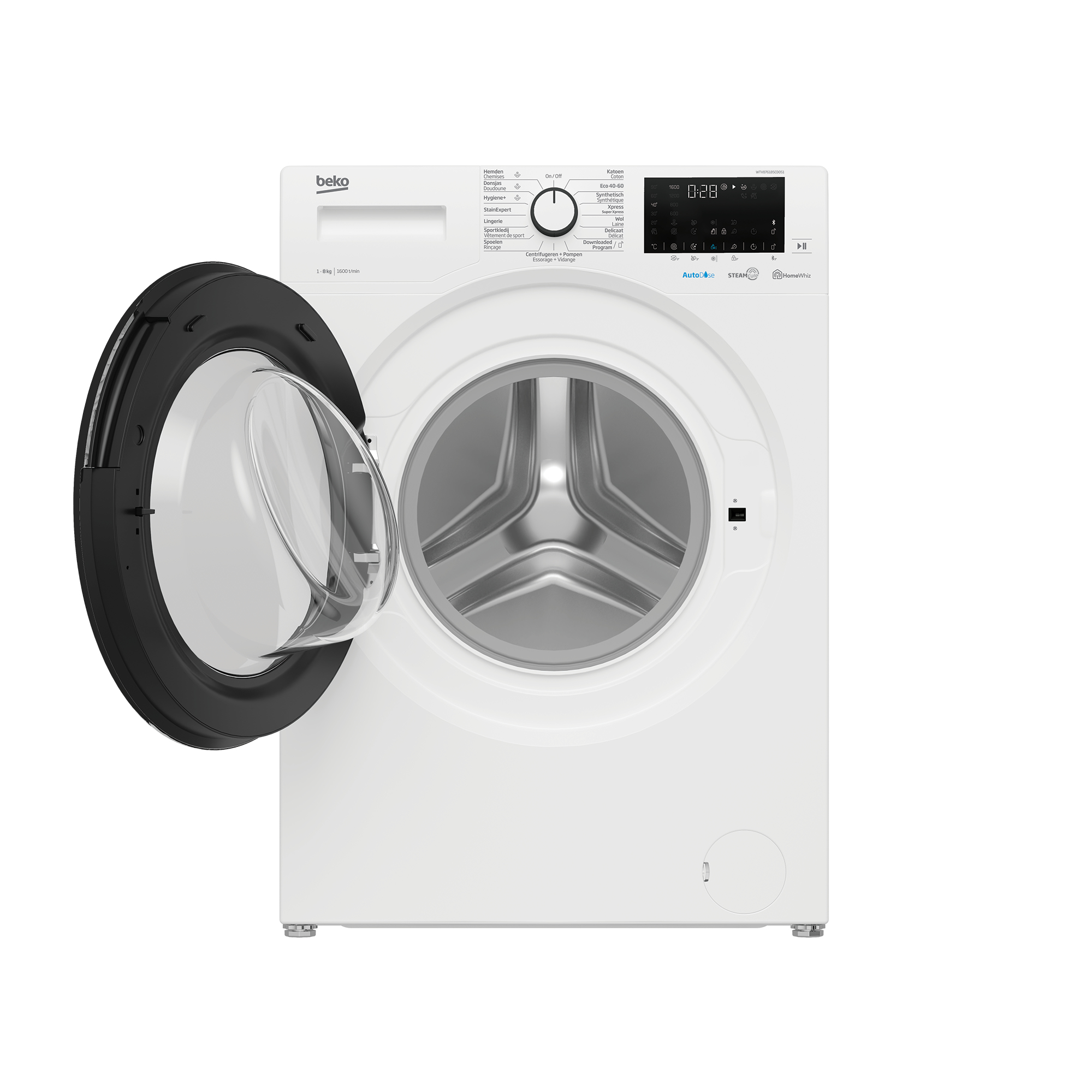 Beko WTV8761BSCDOS1 washing machine Front-load – image 4