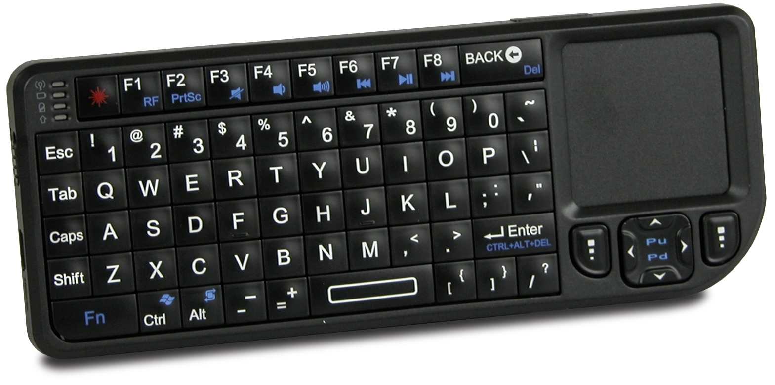 Digicom WKEYP-E01 keyboard Universal RF Wireless QWERTY Black