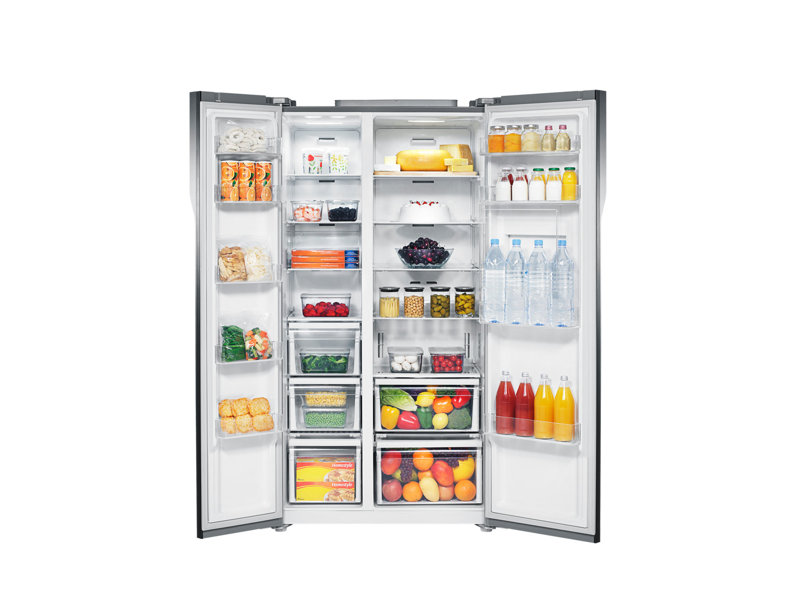 Samsung RS554NRUA9M side-by-side refrigerator Freestanding – image 5
