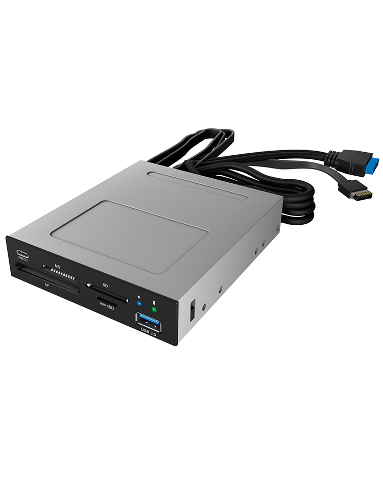 ICY BOX IB-865a card reader USB 3.2 Gen 1 (3.1 Gen 1) Internal Black – image 5