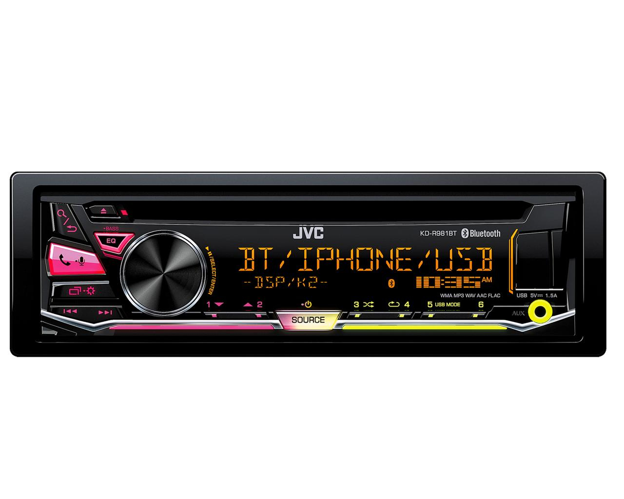 JVC KD-R981BT car media receiver Black – image 3