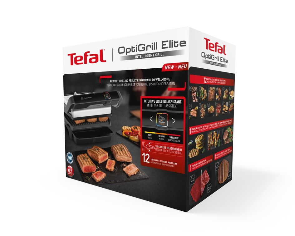 Tefal OptiGrill Elite GC750D contact grill – image 4