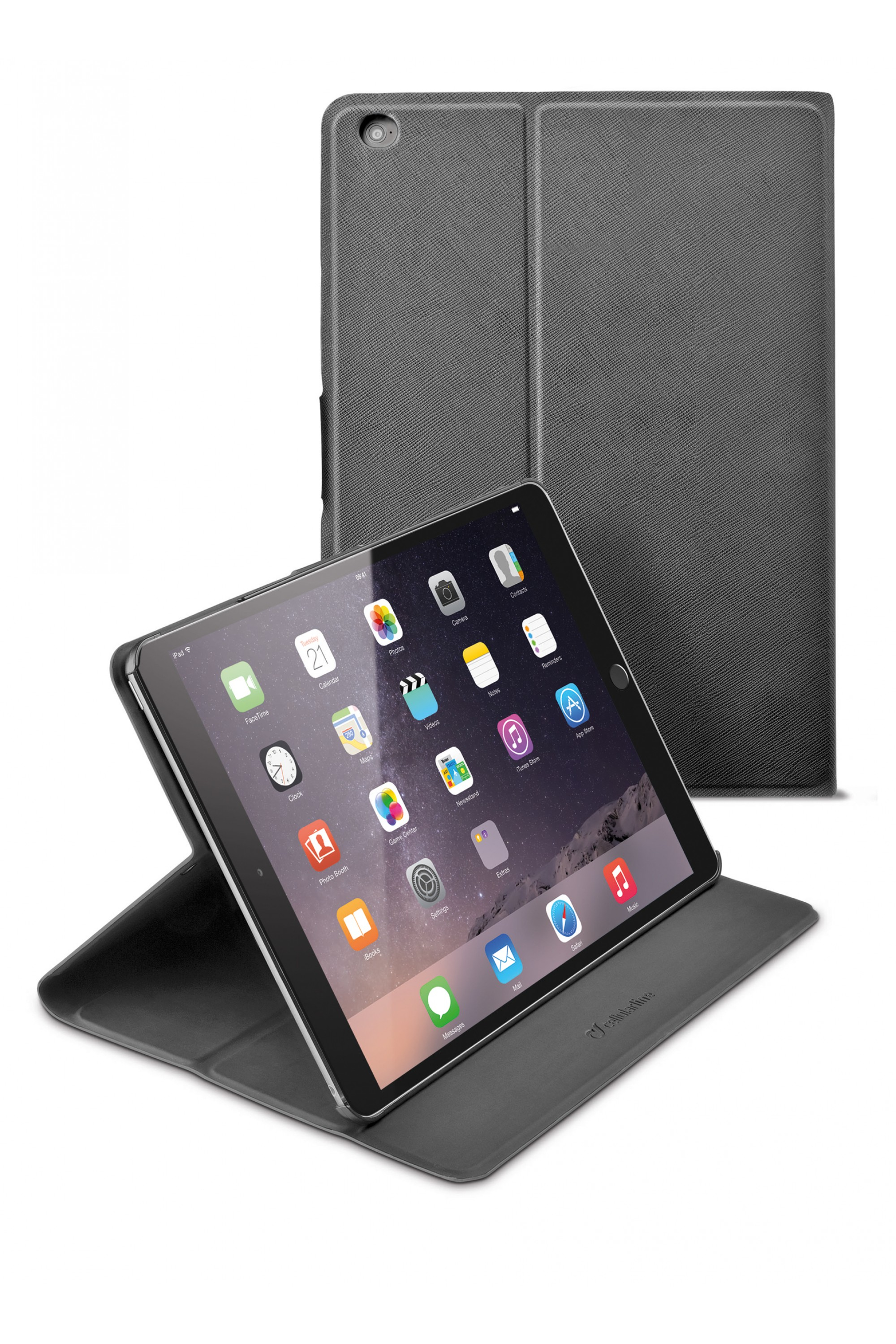 Cellularline 36398 tablet case Folio Black – image 1