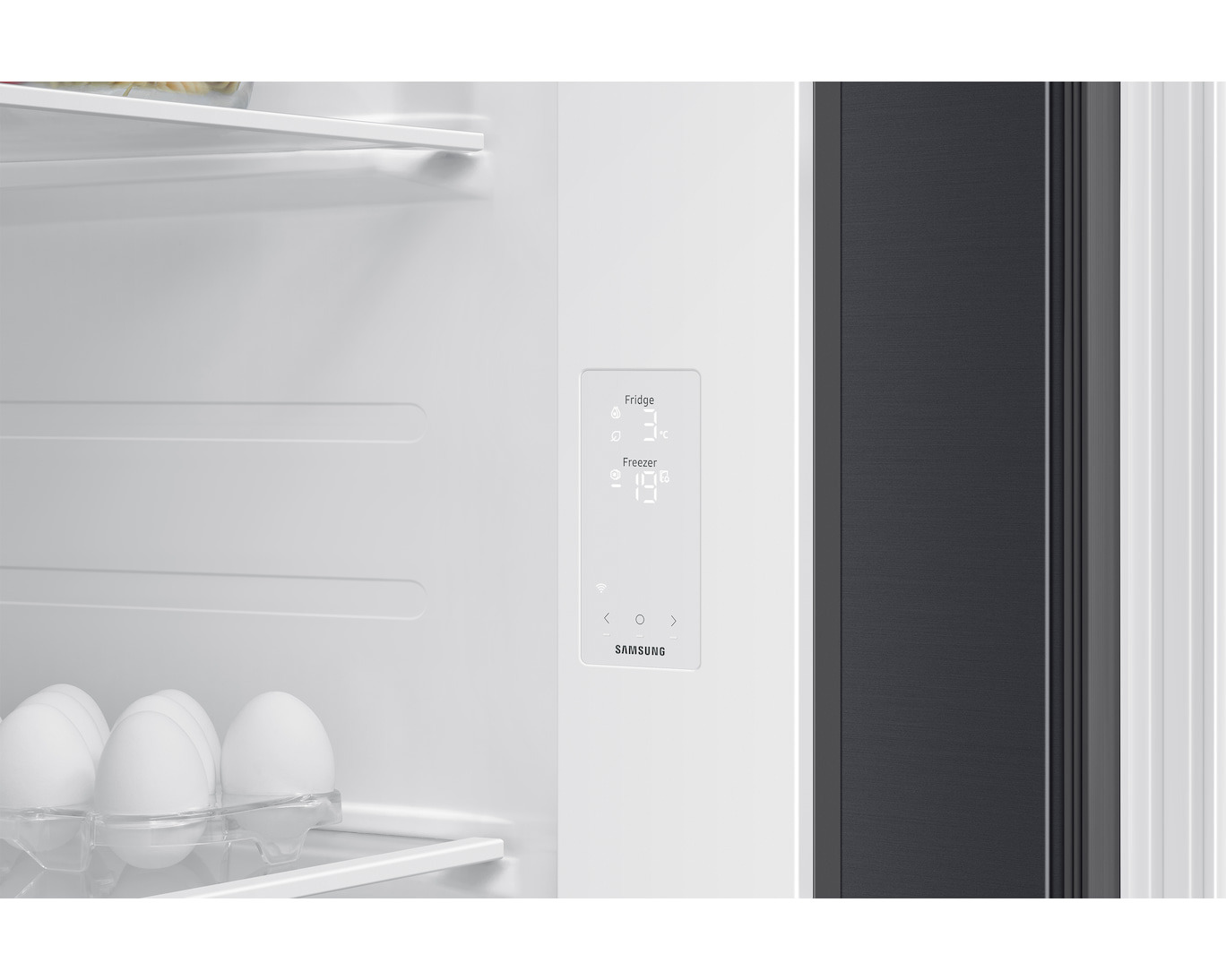 Samsung RS70F65QEFEO side-by-side refrigerator Freestanding – image 9