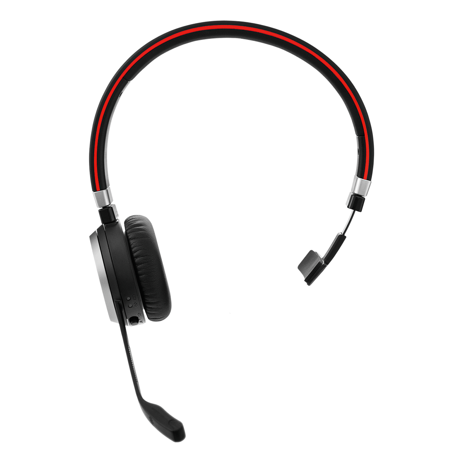 Jabra Evolve 65 MS mono Headset Kabel & Trådlös Huvudband Kontor/callcenter Micro-USB Bluetooth Svart