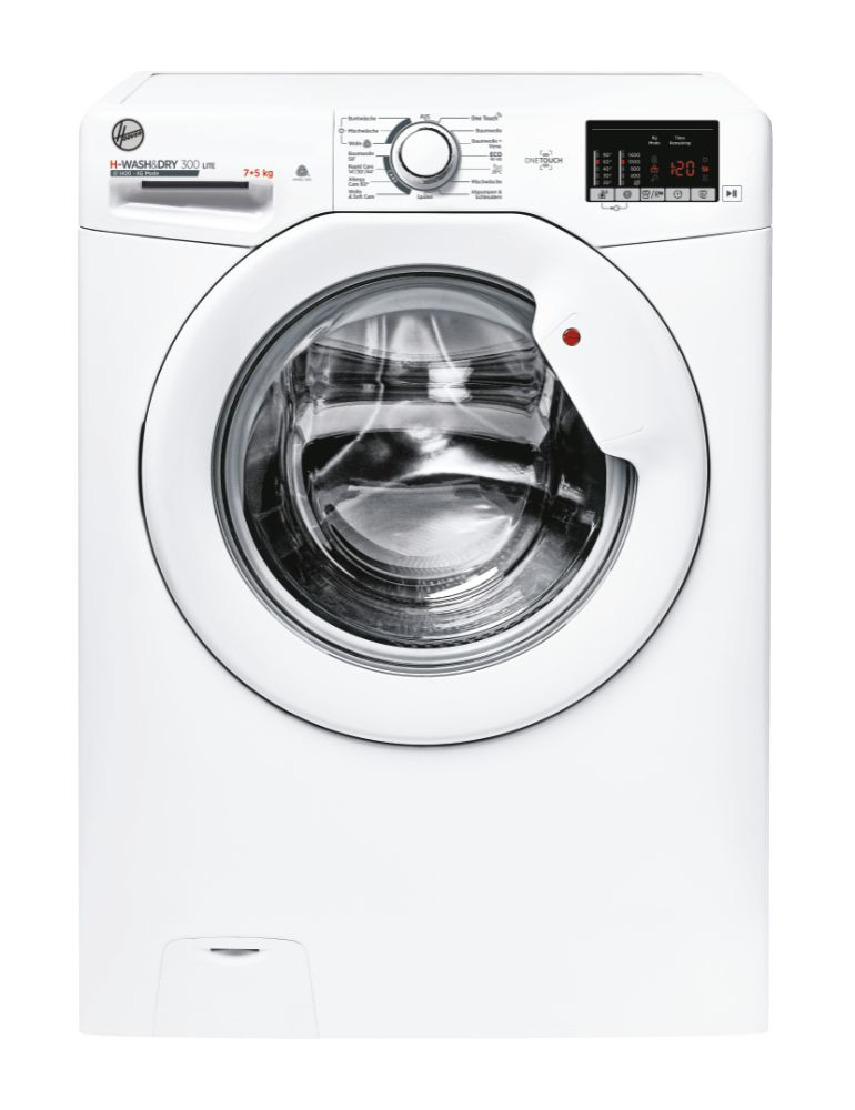 Hoover H-WASH 300 LITE HLW3DQ4752DE-84 washer dryer Freestanding Front-load White – image 1