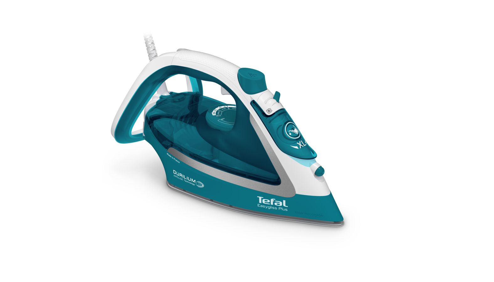 Tefal EasyGliss Plus FV5737 Dry & Steam iron Durilium soleplate