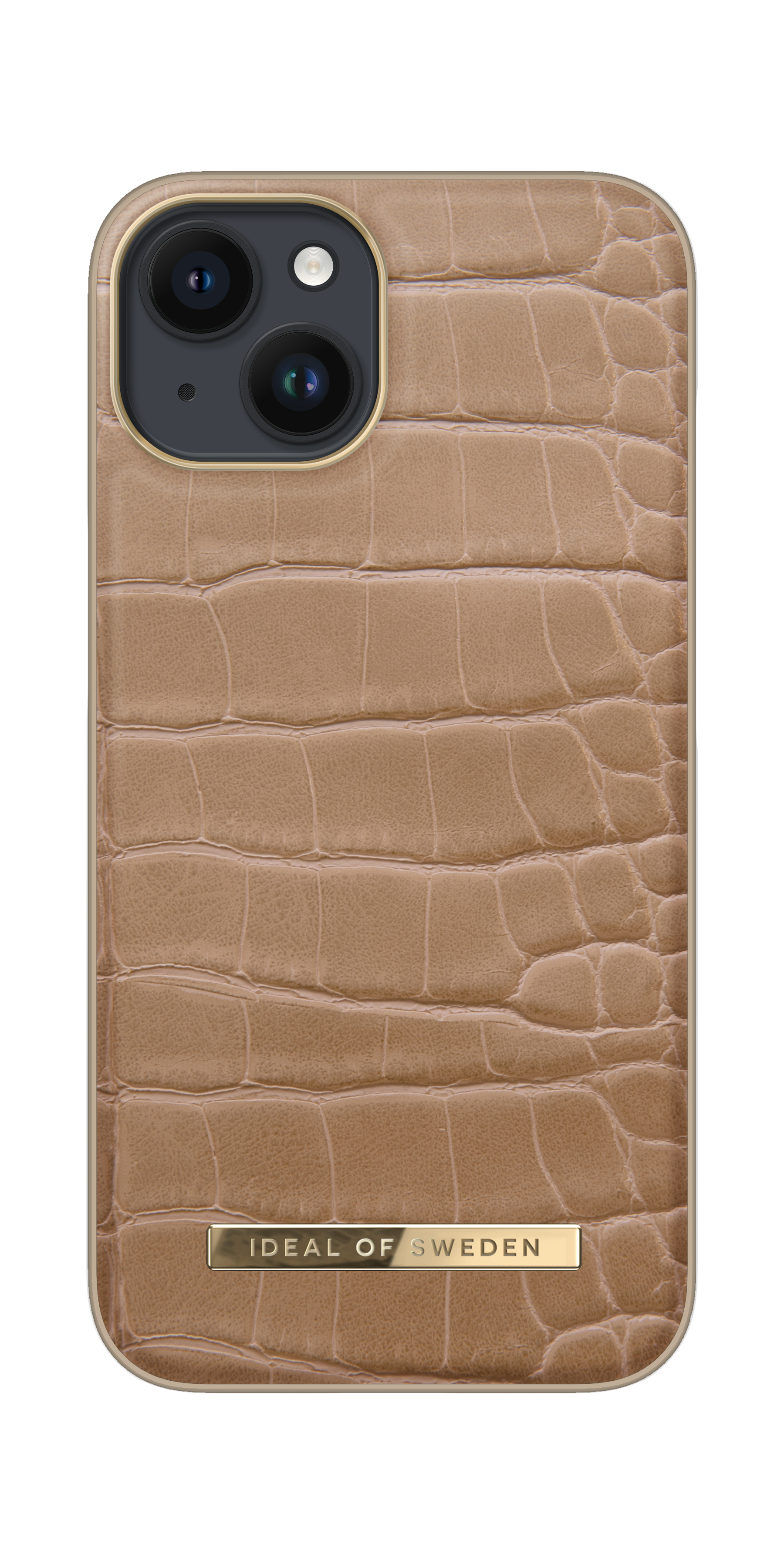 iDeal of Sweden Atelier Case iPhone 13 / 14 Camel Croco