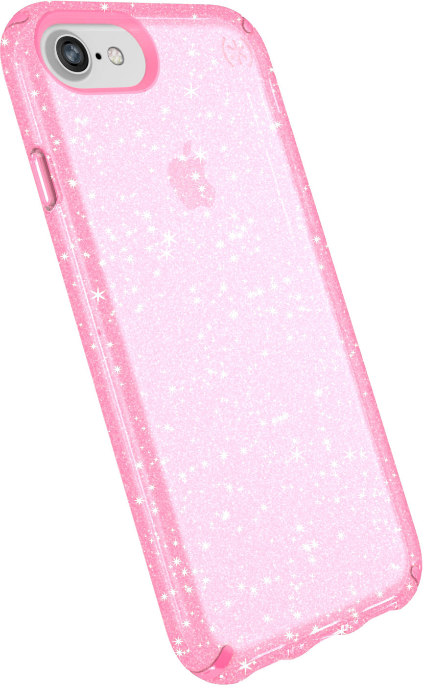 Speck Presidio Clear Cover für iPhone 7/8 Rose/Gold Glitter – image 1