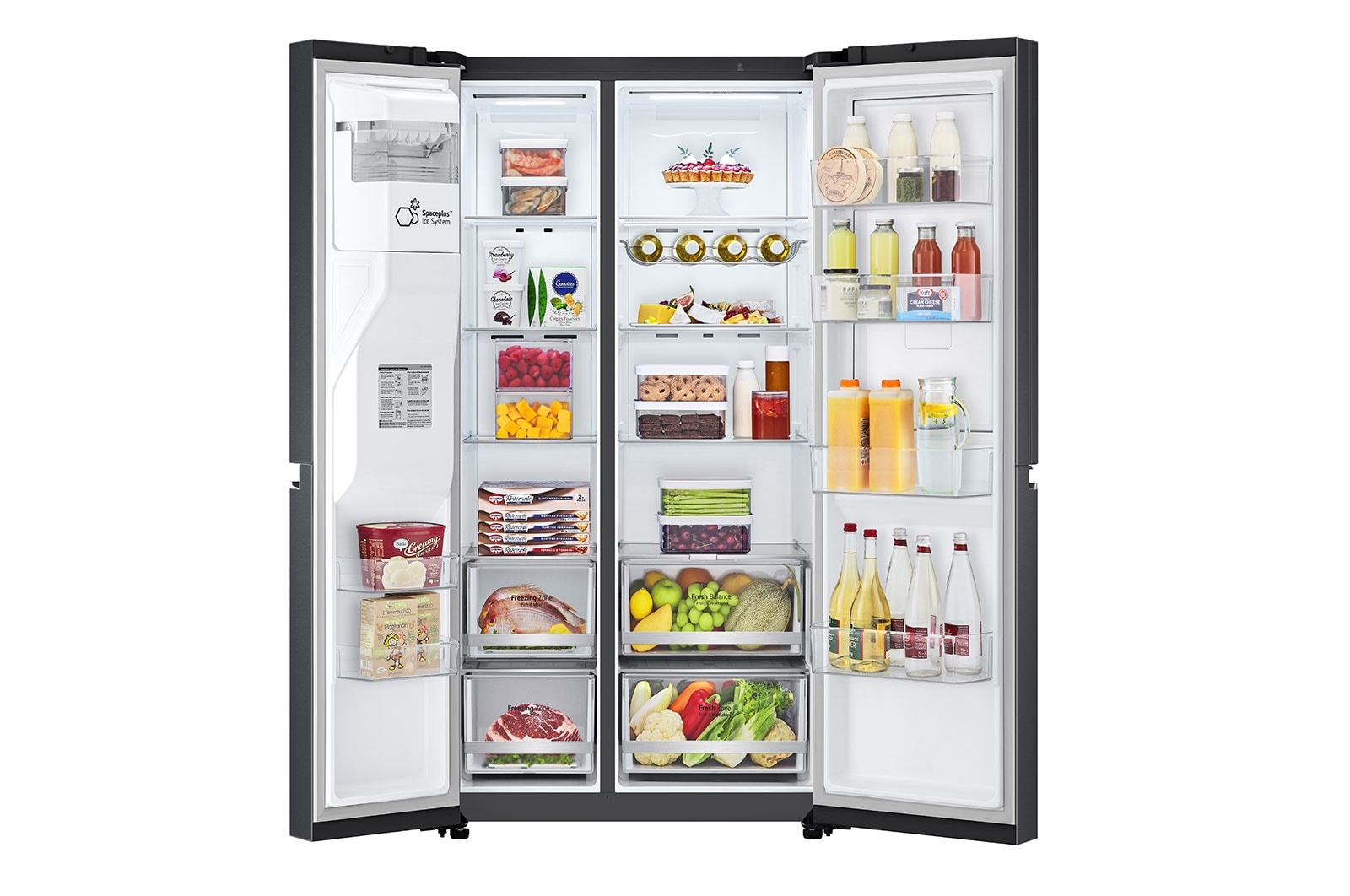 LG GSJV80MCLF side-by-side refrigerator Freestanding – image 6