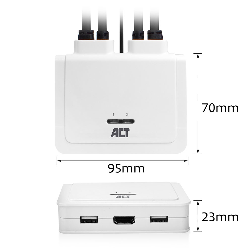 ACT AC7910 HDMI 4K KVM switch with fixed cables – image 7