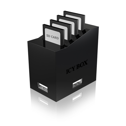 ICY BOX IB-870 card reader USB 2.0 Black