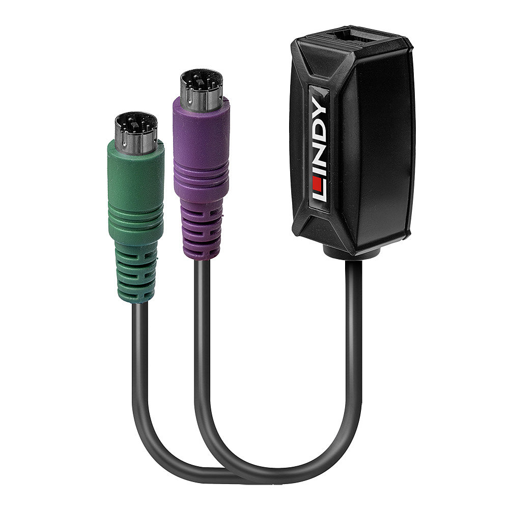 Lindy 100m PS/2 KM Cat.5e/6 Extender – image 5