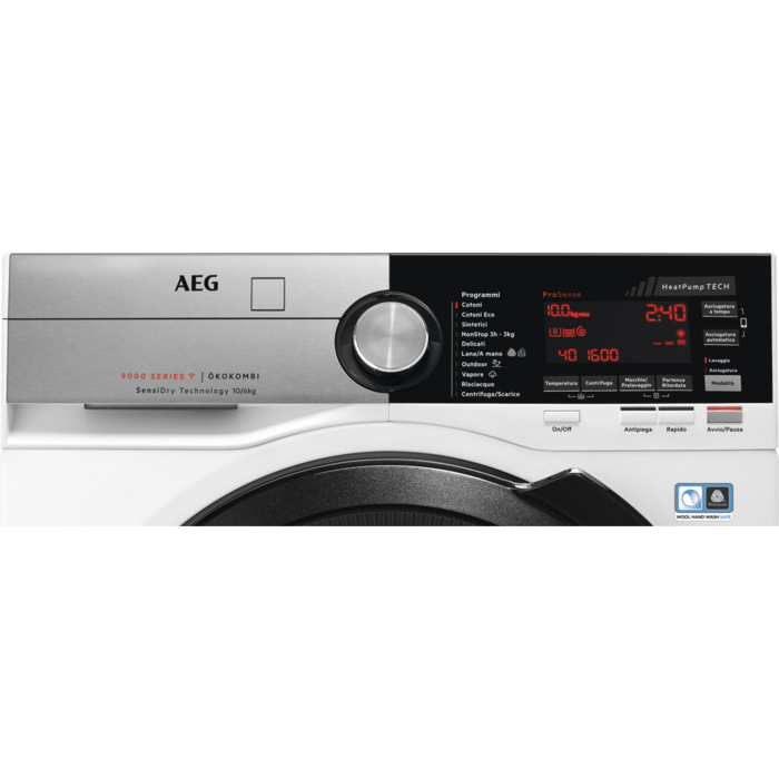 AEG L9WEC169KC washer dryer Freestanding Front-load Black, Stainless steel, White – image 6
