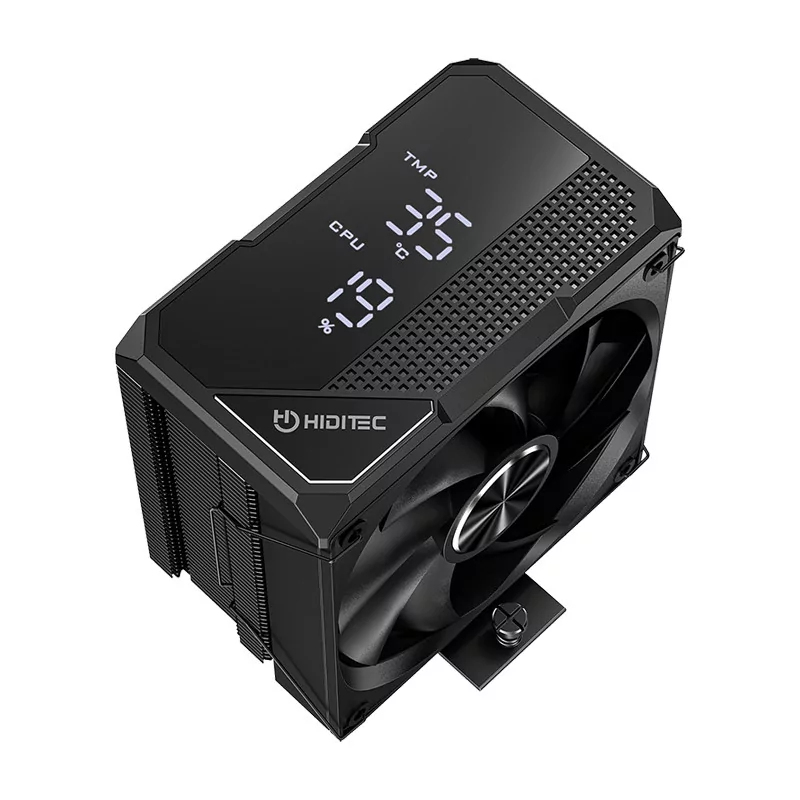 Hiditec DC20 PRO Processor Air cooler 12 cm Black 1 pc(s) image 1