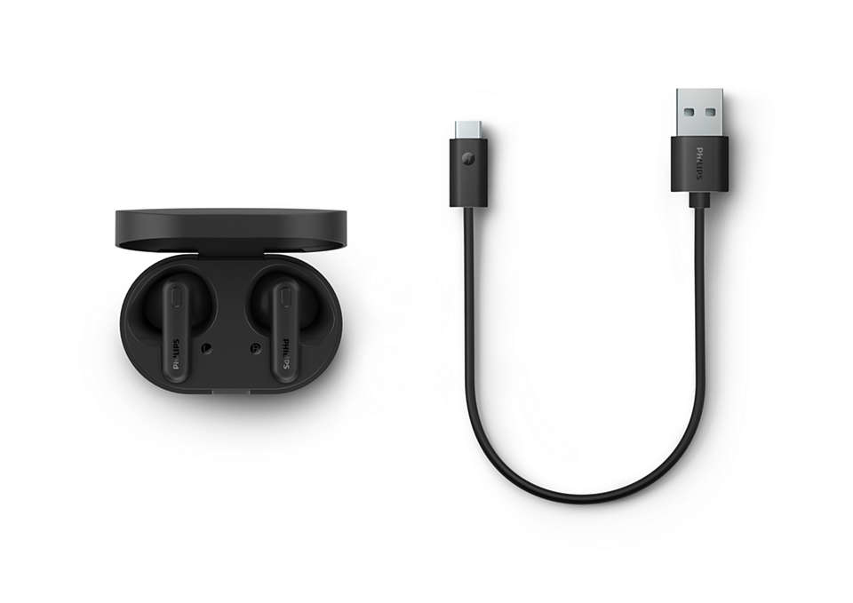 Philips TAT1138BK headphones/headset Wireless In-ear Calls/Music Bluetooth Black – image 2