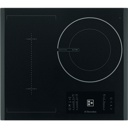 Electrolux EHD60300PG hob Silver Built-in Zone induction hob 3 zone(s)