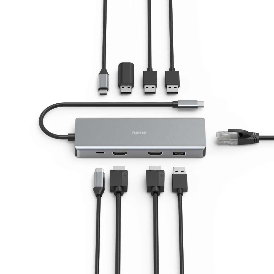Hama CONNECT2Media USB Type-C 5000 Mbit/s Anthracite – image 3