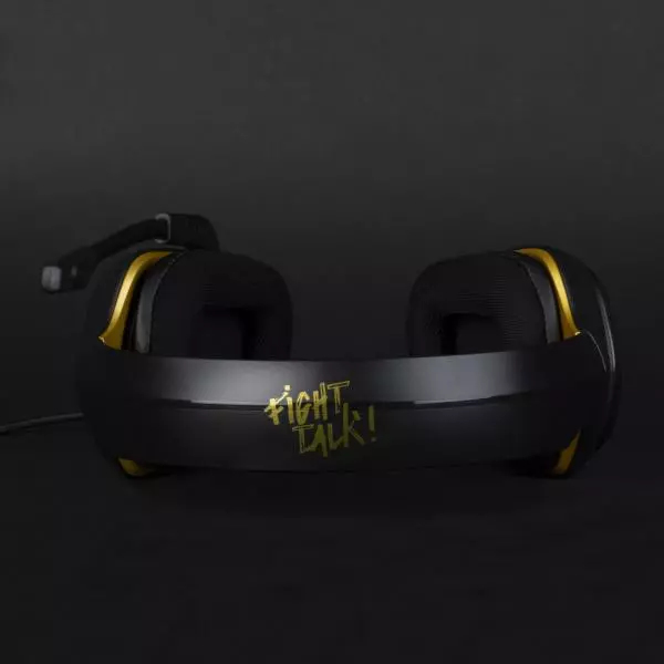 Konix UFC Headset Wired Head-band Gaming USB Type-A Black, Yellow – image 7