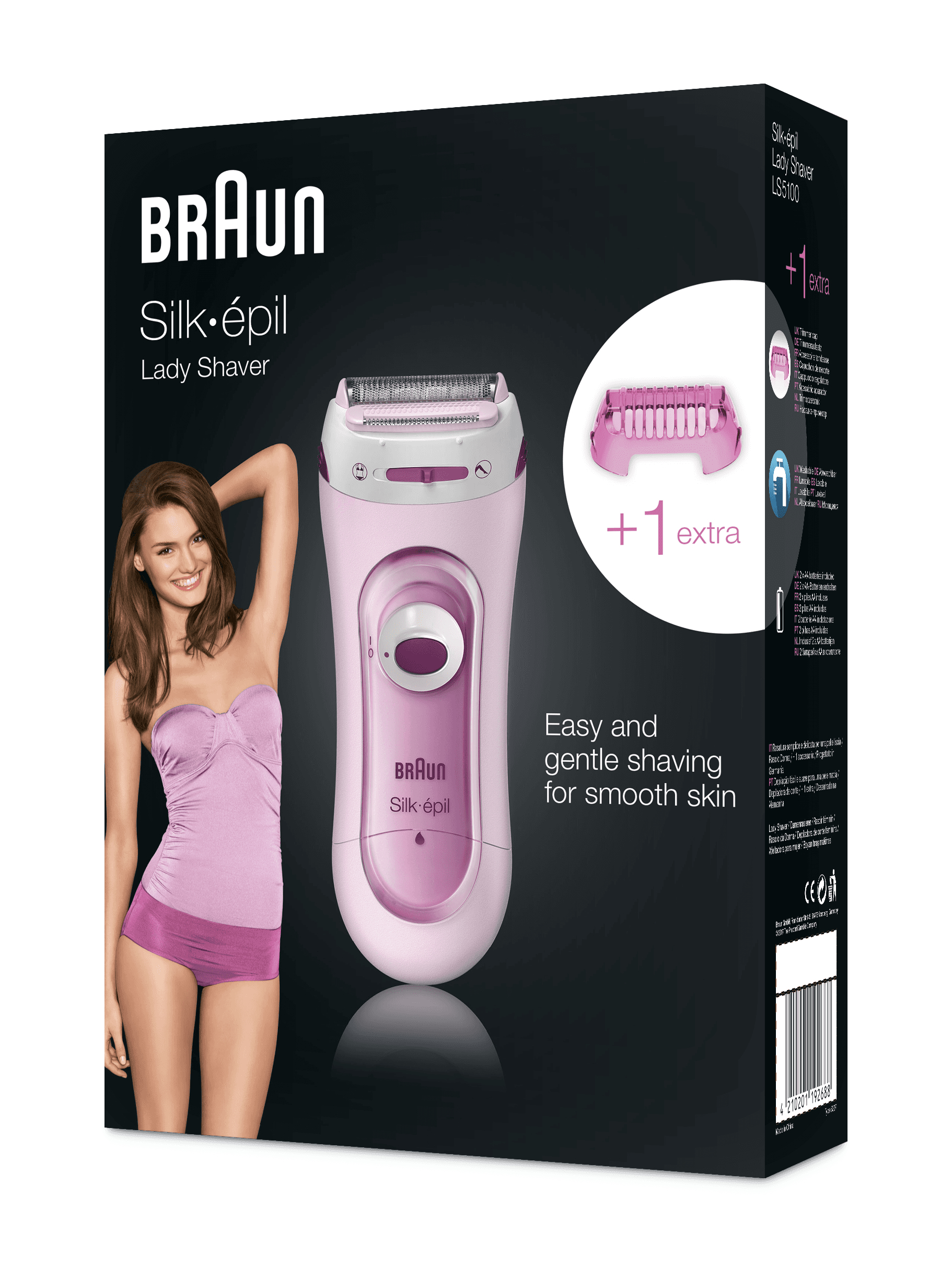 Braun 81653274 women's shaver 2 head(s) Trimmer Rose – image 3