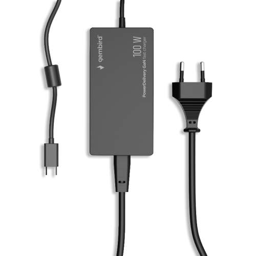 Tolerate GEMBIRD 100W PD GAN USB-C COMPUTER CHARGER BLK – image 2