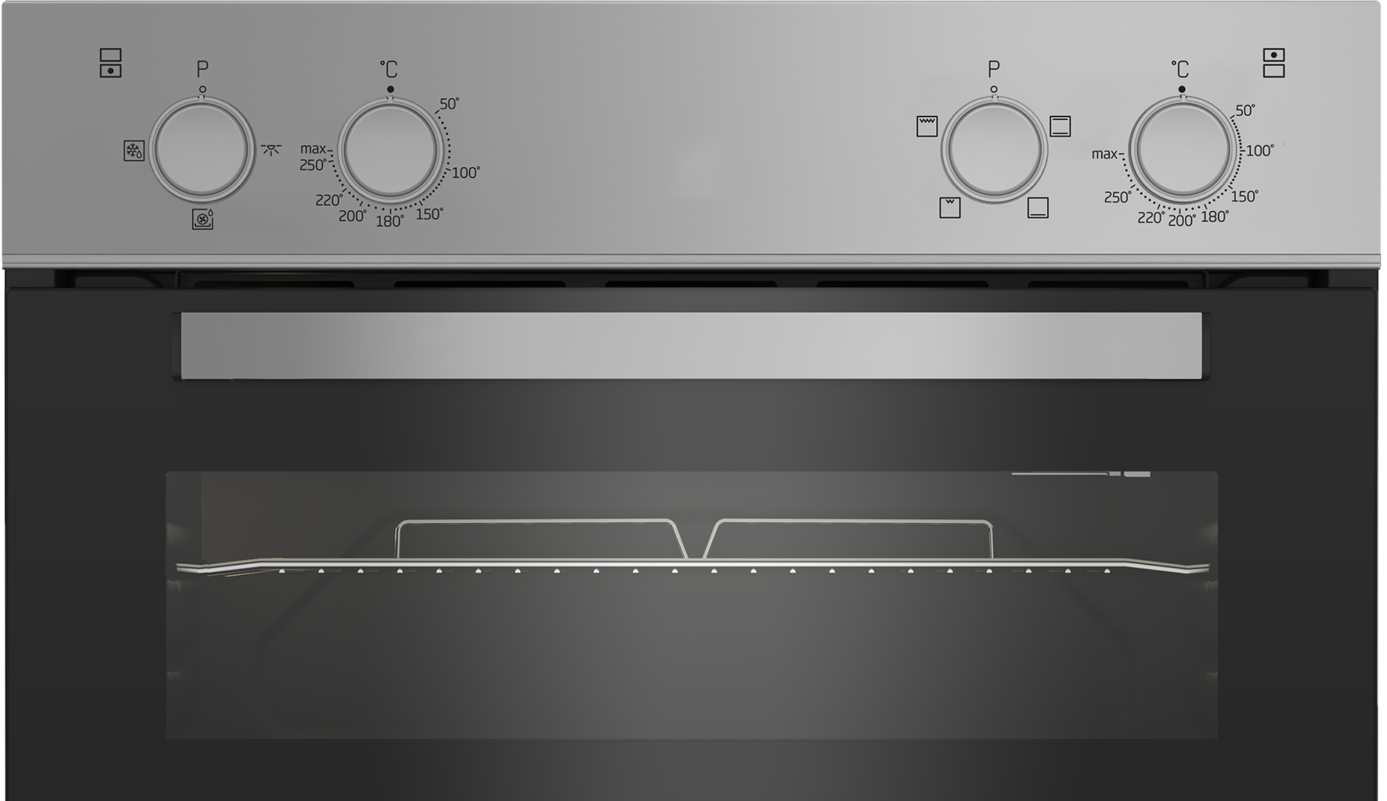 Beko BBXDF21000S 90cm Built-In Double Fan Oven with Easy Grip Knobs – image 2