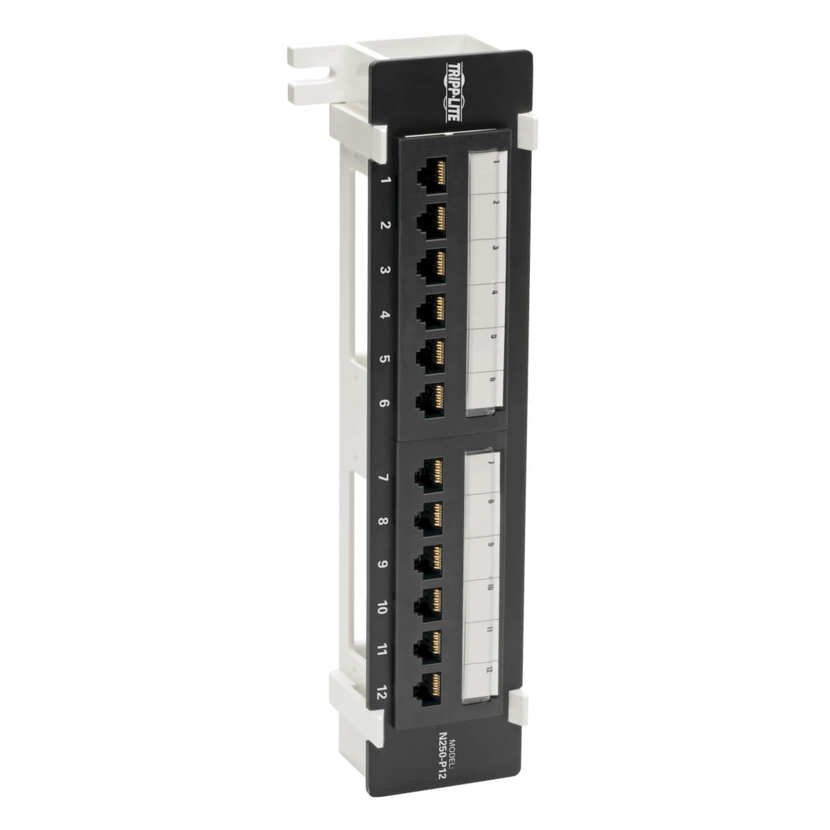 Specs Tripp Lite N250-P12 Cat6 Wall-Mount 12-Port Patch Panel