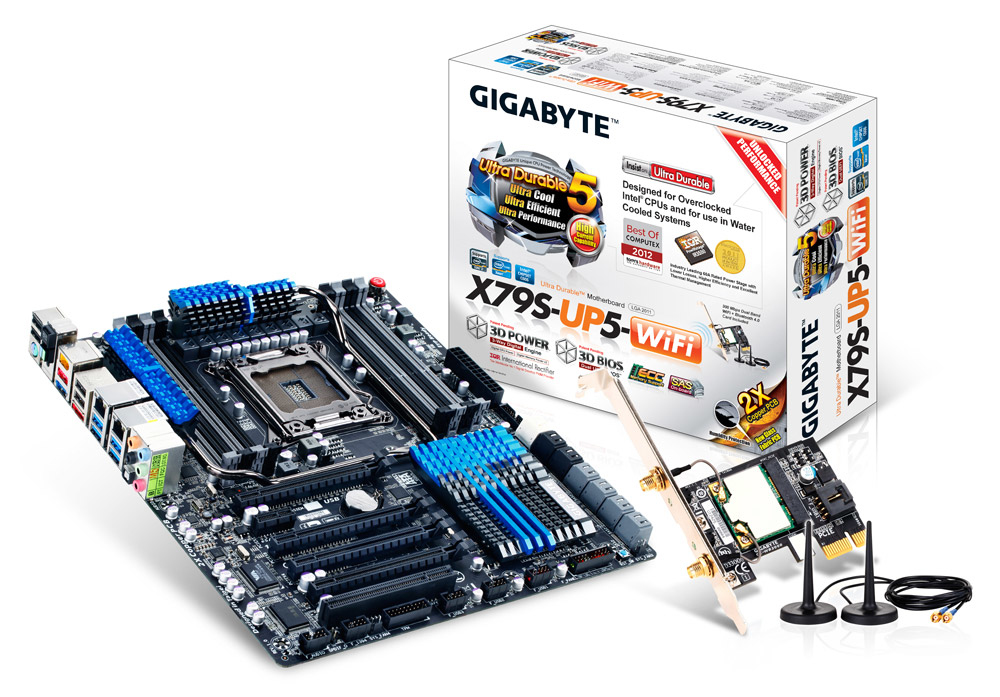 GIGABYTE GA-X79S-UP5-WIFI motherboard Intel® C606 LGA 2011 (Socket R) Extended ATX – image 2