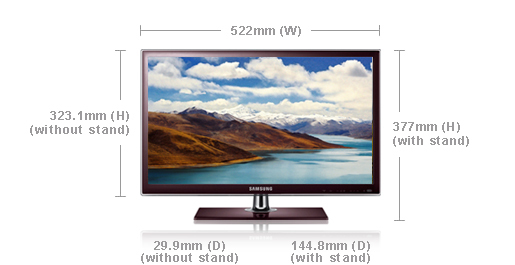 Samsung LED TV SAMSUNG 22' UE22D5020 FULL HD TDT HD 2 HDMI USB VIDEO – image 7
