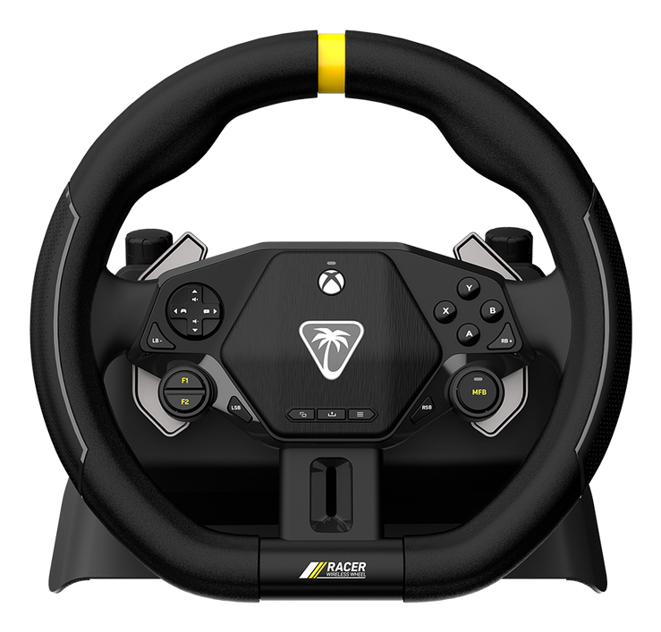 Turtle Beach Racer Système de volant de course sans fil sous licence officielle pour Xbox w/ connexion sans fil fiable et jusqu'à 30 h d'autonomie pour Series X et S, Xbox One et PC